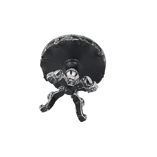Mini Black & Silver Table with Roses by Ashland®